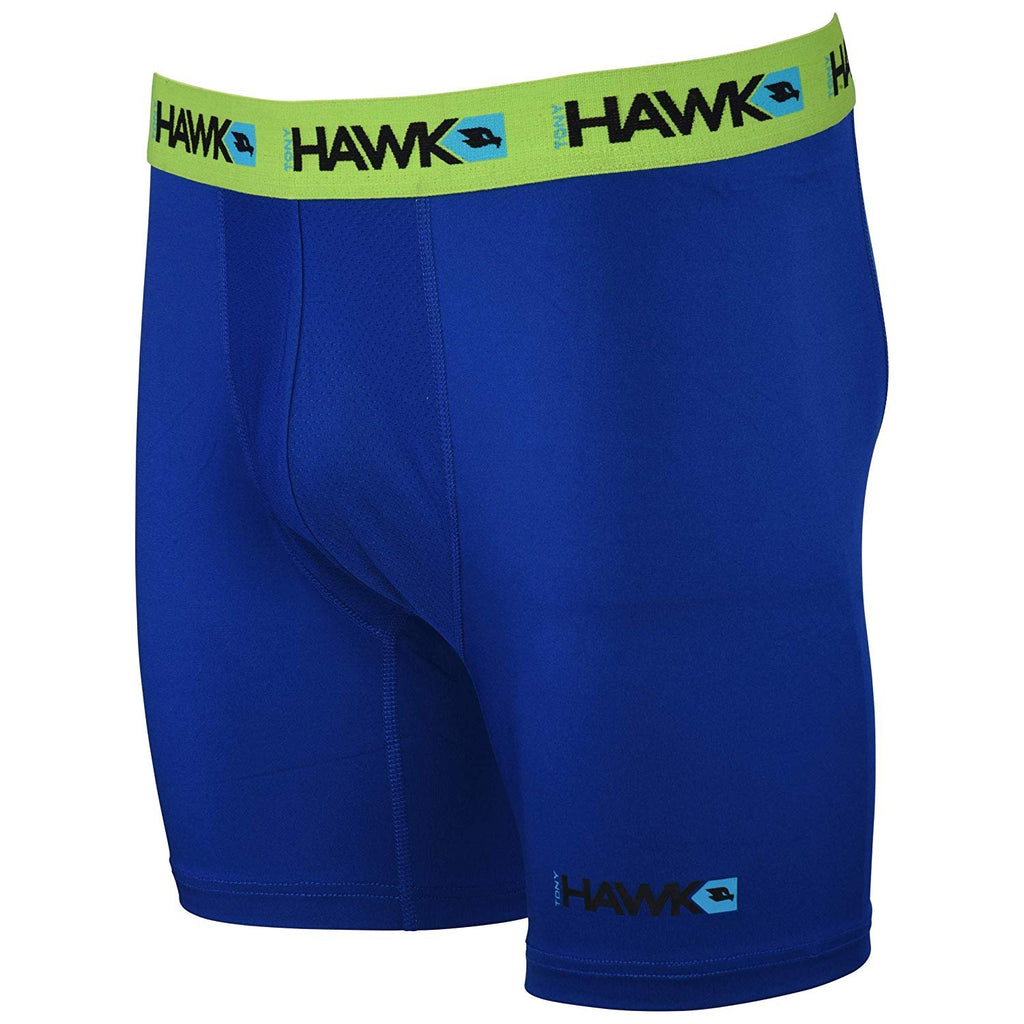 TONY HAWK Mens Performance Underwear - 3-Pack Stretch Performance Boxer Briefs Training Breathable Athletic Fit No Fly
