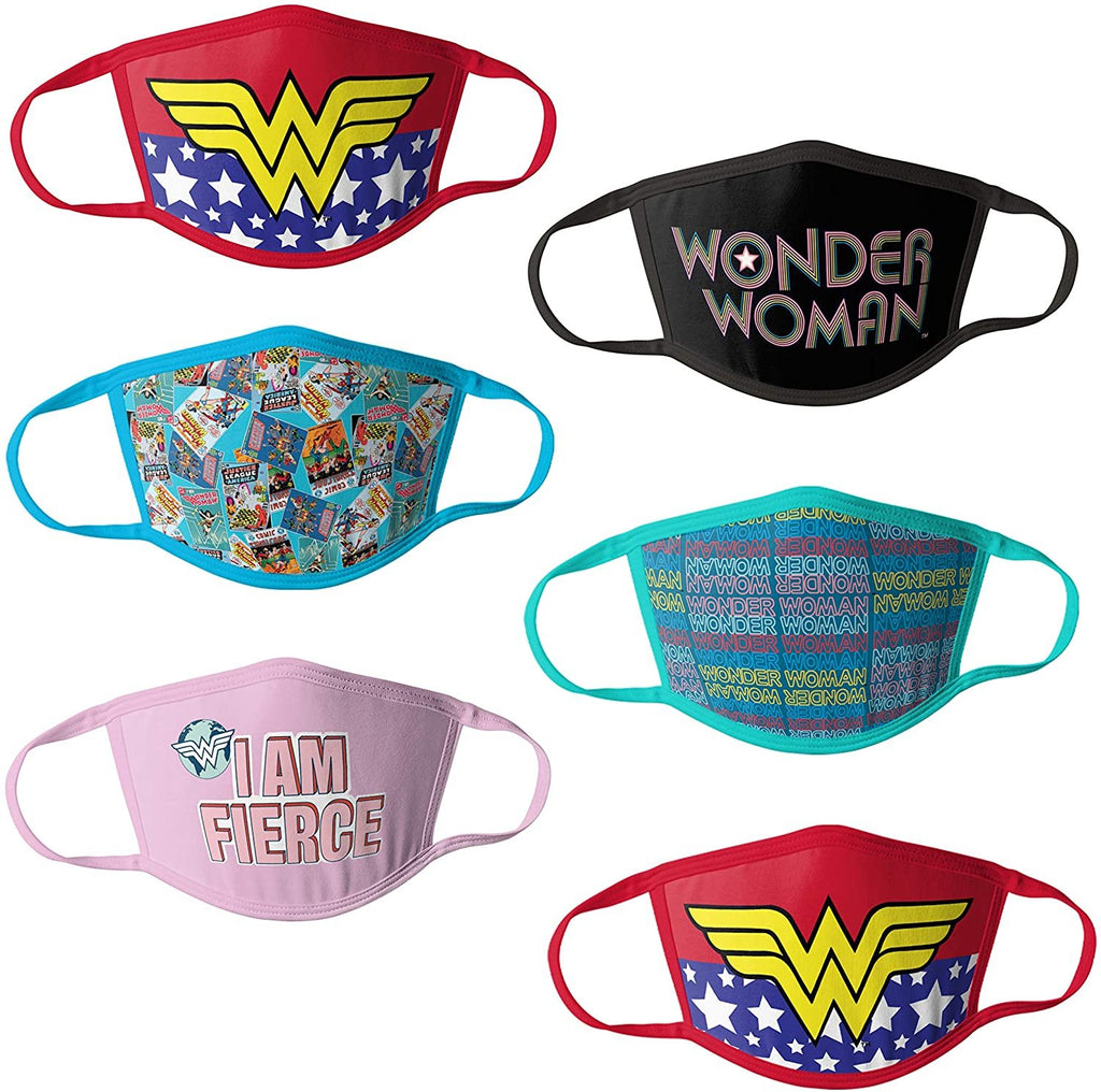 DC Comics Kids' Justice League Resuable Mask Multipack