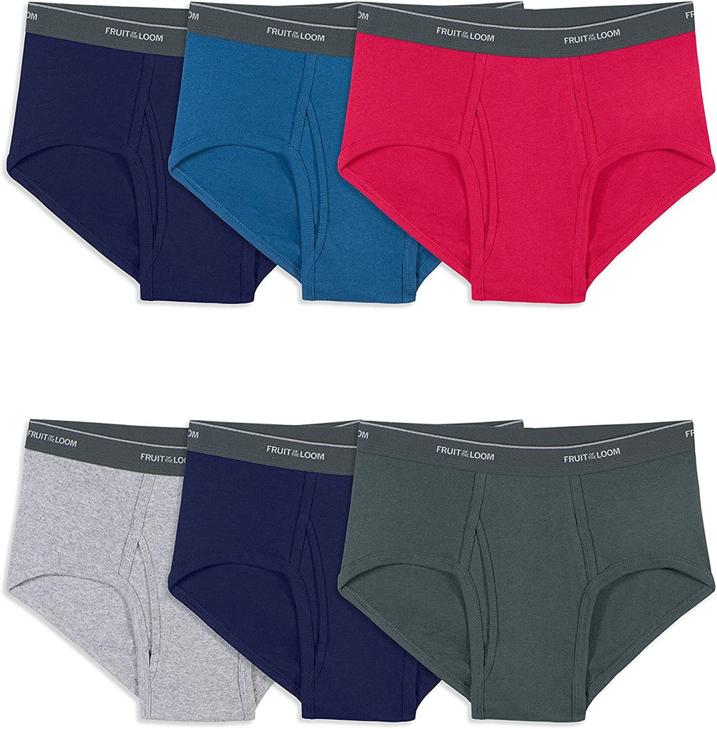 Fruit of the Loom Men's Fashion Brief Assorted (Pack of 6)