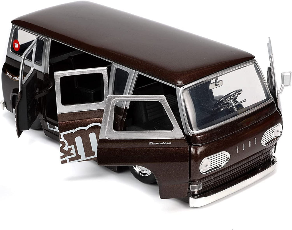 Jada Toys M&M's 1:24 1965 Ford Econoline Die-cast Car with Red Figure