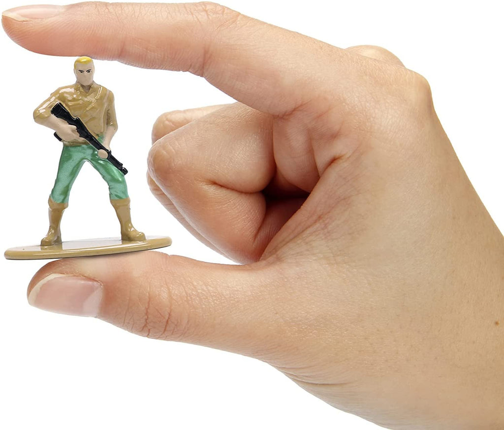 Jada Toys G.I. Joe 1.65" Die-cast Metal Collectible Figures 6-Pack, Toys for Kids and Adults