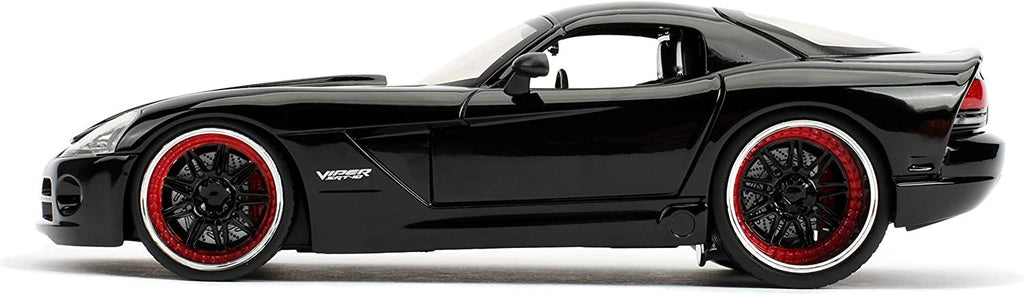 Jada Toys Fast & Furious Letty's Dodge Viper SRT 10 1/24 Scale Diecast Car Black