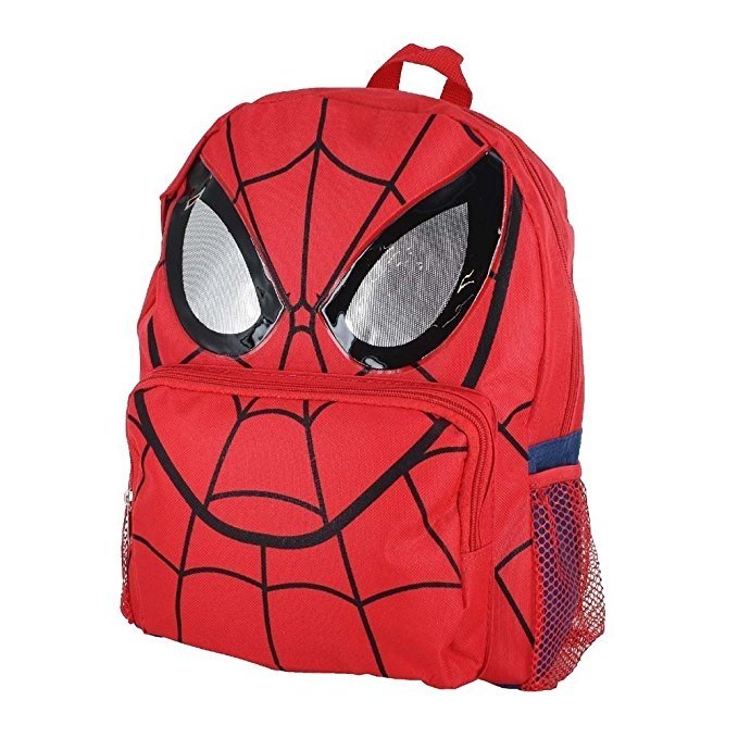 Disney Nickelodeon Spiderman Hello Kitty 14" Inch Big Face Plush Kids Backpack