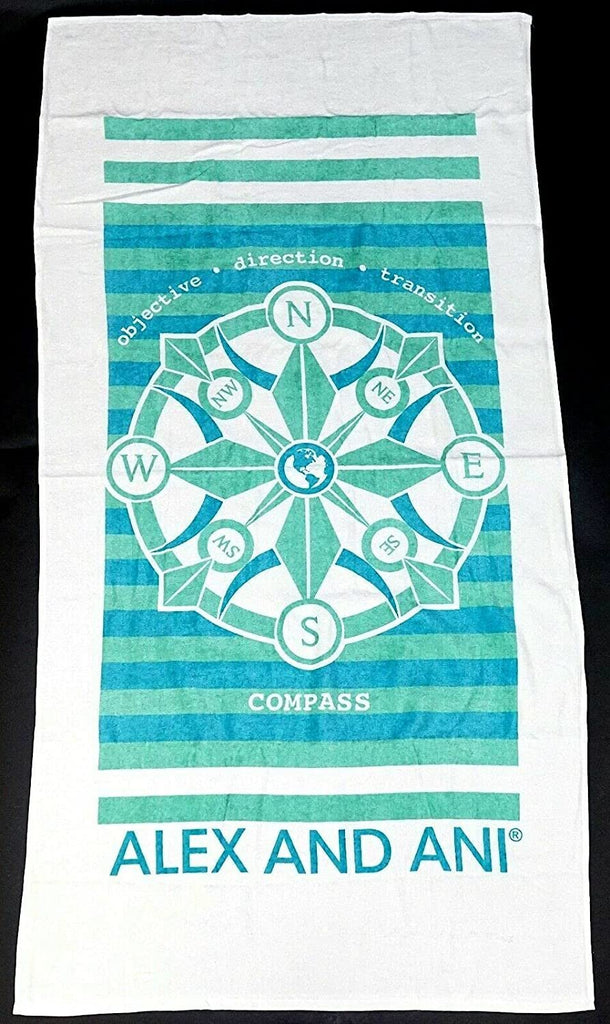 Alex And Ani Objective Direction Transition Compass 30 x 58 Beach Pool Towel