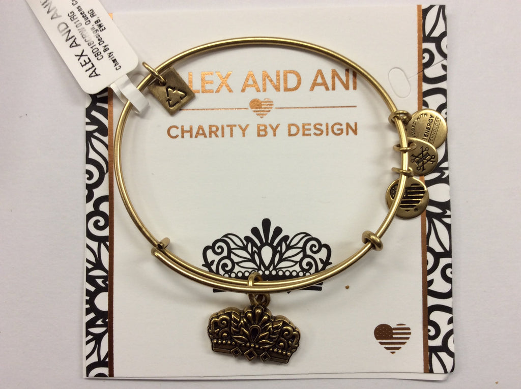Alex and Ani Womens Charity by Design Queens Crown IV Bangle