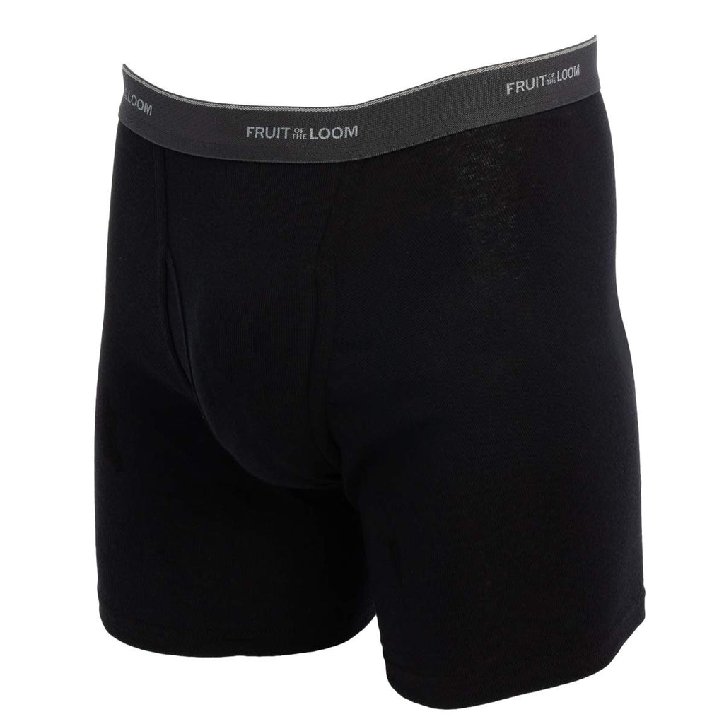 Fruit of the Loom 12-Pack Mens Boxer Briefs Underwear RANDOM COLORS