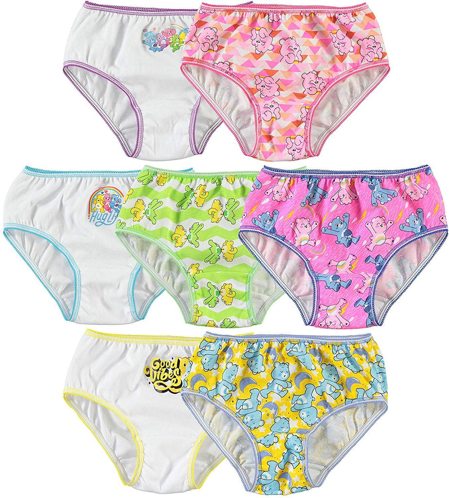 Handcraft Girls' Little Carebears 7pk Panty, Care, 4