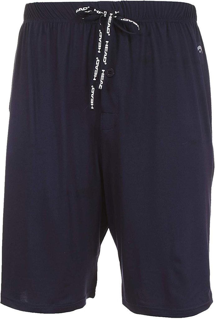 HEAD Mens Lounge Shorts - Pockets Super Soft Jersey Spandex/Polyester Blend Pajamas