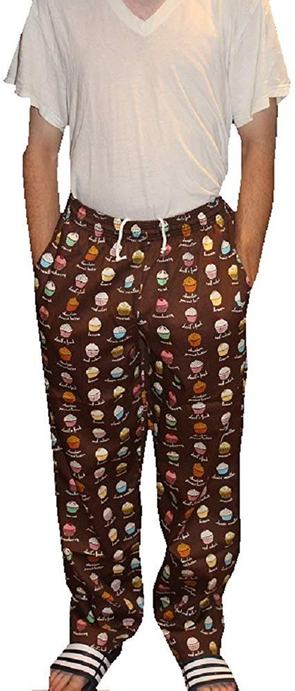 Sand Storm Baggy Chef Pants 100% Cotton XS-6X Vintage, Cupcakes, Chalk Stripe Pockets