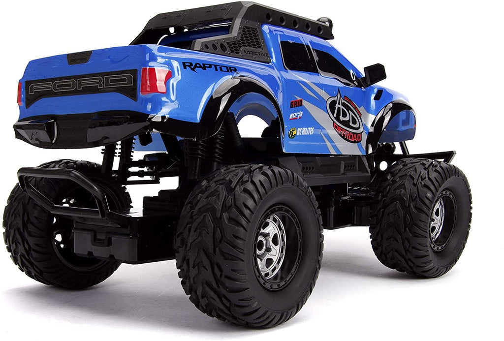 Jada Toys Just Trucks 2017 Ford F-150 Raptor Elite 4x4 RC, Blue, 31090