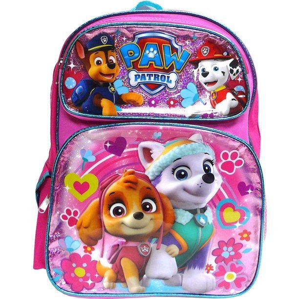 Nickelodeon Girls' Paw Patrol Large Backpack 16 Inches