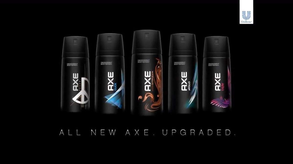 AXE body spray deodrant Mix within the available kinds
