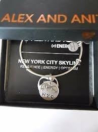 Alex and Ani Places We Love NYC Skyline Expandable Wire Bangle Bracelet, 7.25"