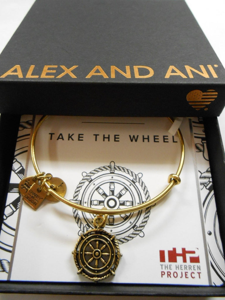 Alex and Ani Charity by Design Take The Wheel Bangle Bracelet
