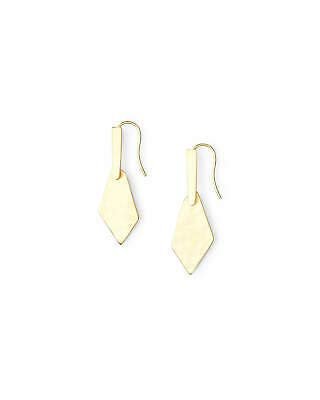 Kendra Scott Gianna 14k Gold Hammered Drop Earring