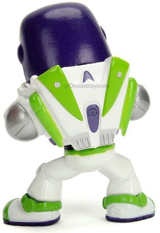 Jada Toys Metals Disney Pixar Toy Story Buzz Lightyear Die-Cast Collectible Toy Figure, 4"