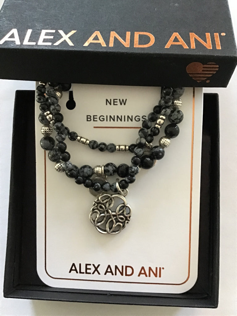 Alex and Ani Path of Life Set of 3 Stretch Bracelet