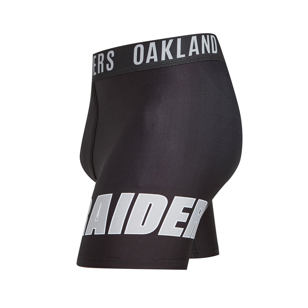 Oakland Raiders Mens Boxer Briefs NFL Performance Active Underwear M-2X