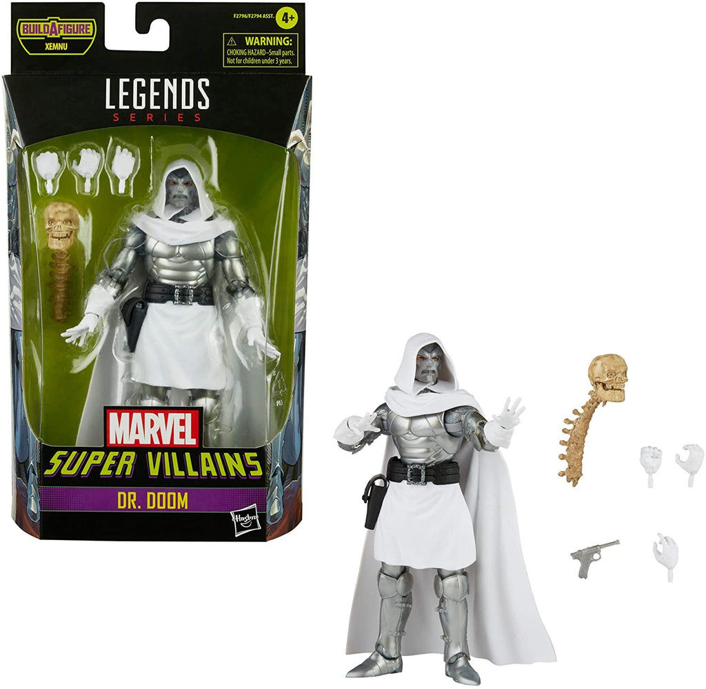 Marvel Hasbro Legends Series 6-inch Collectible Action Dr. Doom Figure and 4 Accessories