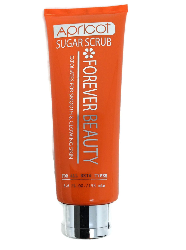 Forever Beauty Facial Sugar Scrub Exfoliating All Skin Types, 6.6 Fluid Ounces
