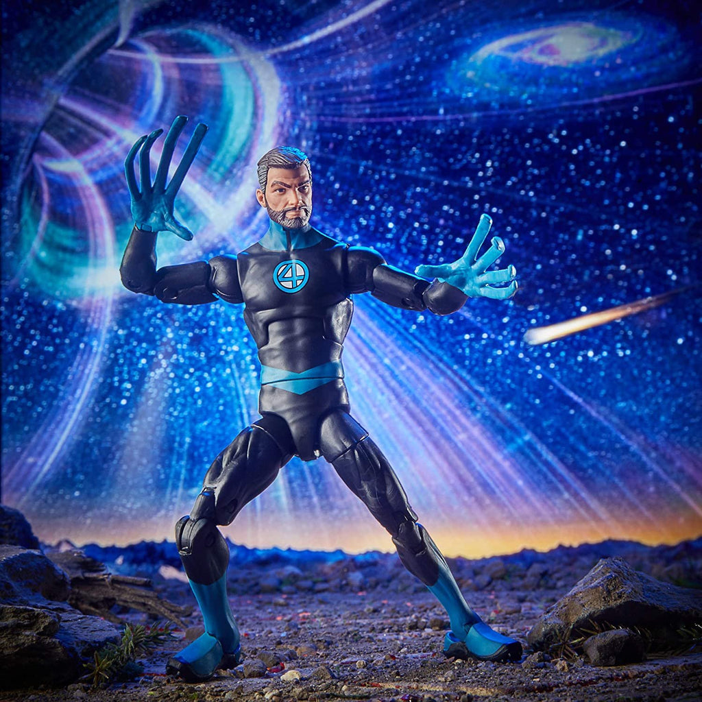 Hasbro Marvel Legends Series Fantastic Four 6" Collectible Action Figure Mr. Fantastic Toy, Premium Design & 2 Accessories, 1 Build-A-Figure Part