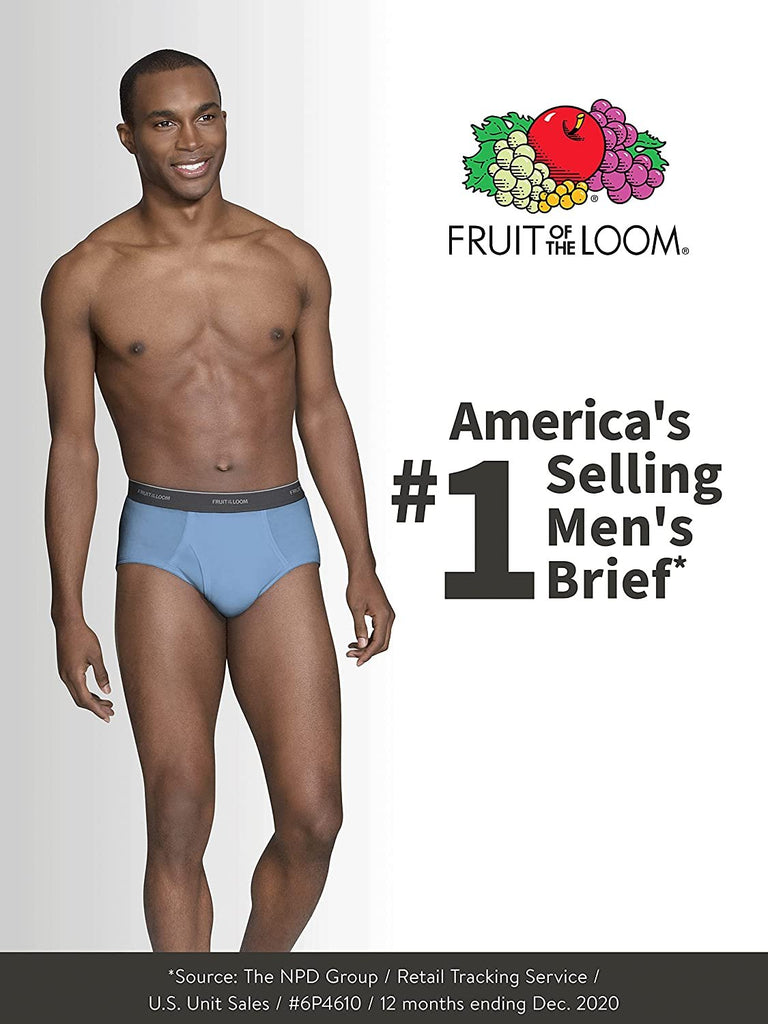 Fruit of the Loom Men's Fashion Brief Assorted (Pack of 6)