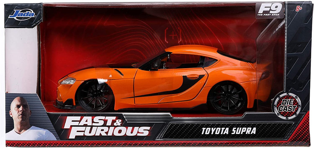 Jada Toys Fast & Furious F9 1:24 2020 Toyota Supra Die-cast Car, Toys for Kids and Adults