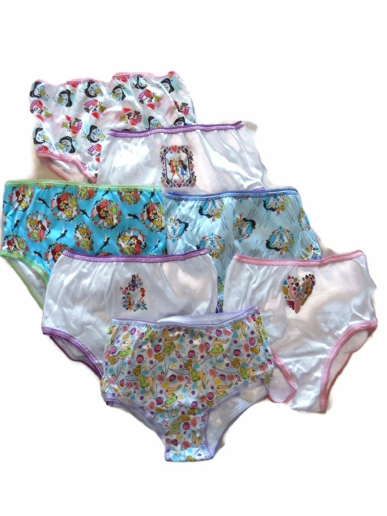 FAIRIES Panties Toddler Girls' 7-pack 2T/3T, 4T TINKERBELL NEW