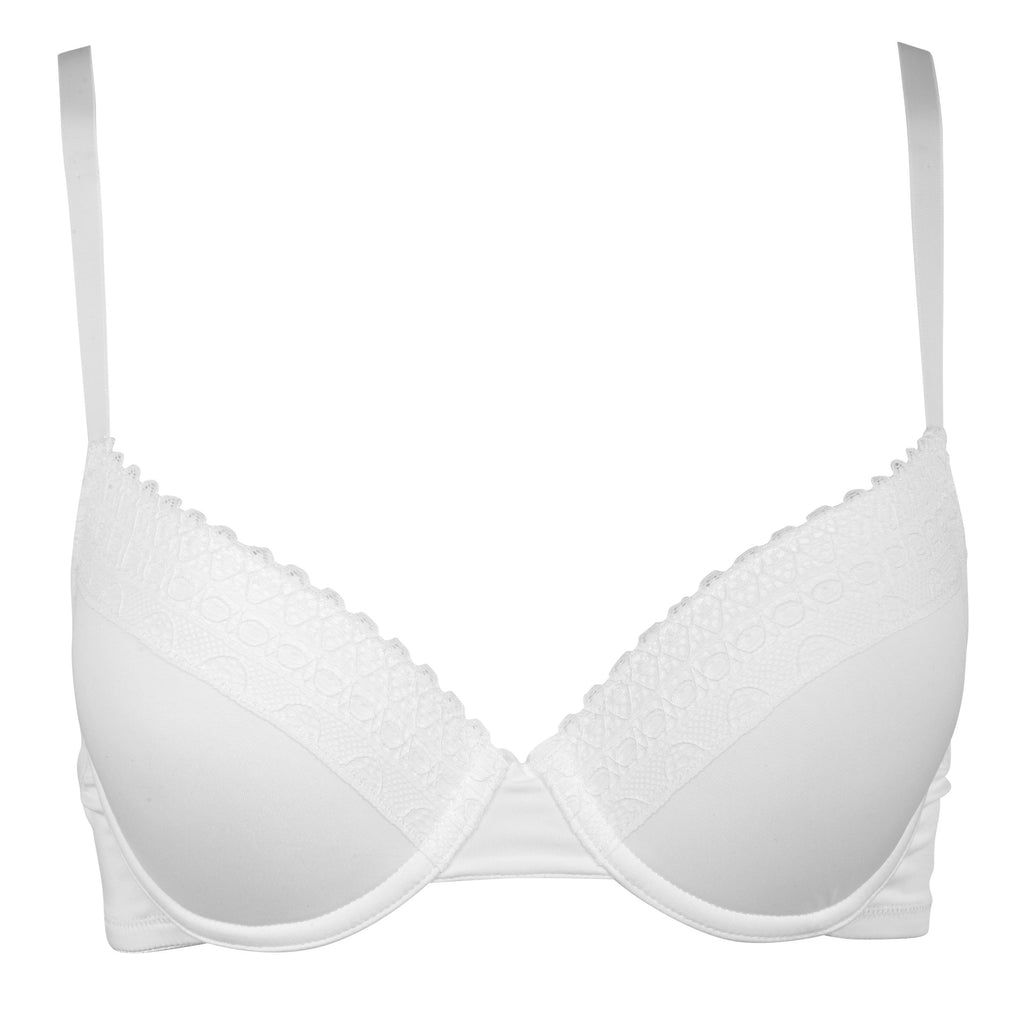 essie Women's Bras Full Coverage Lace 2-Pack Nylon/Spandex Underwire Molded