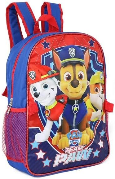Ruz Paw Patrol Boys 16 Inch Backpack With Removable Matching Lunch Box Set