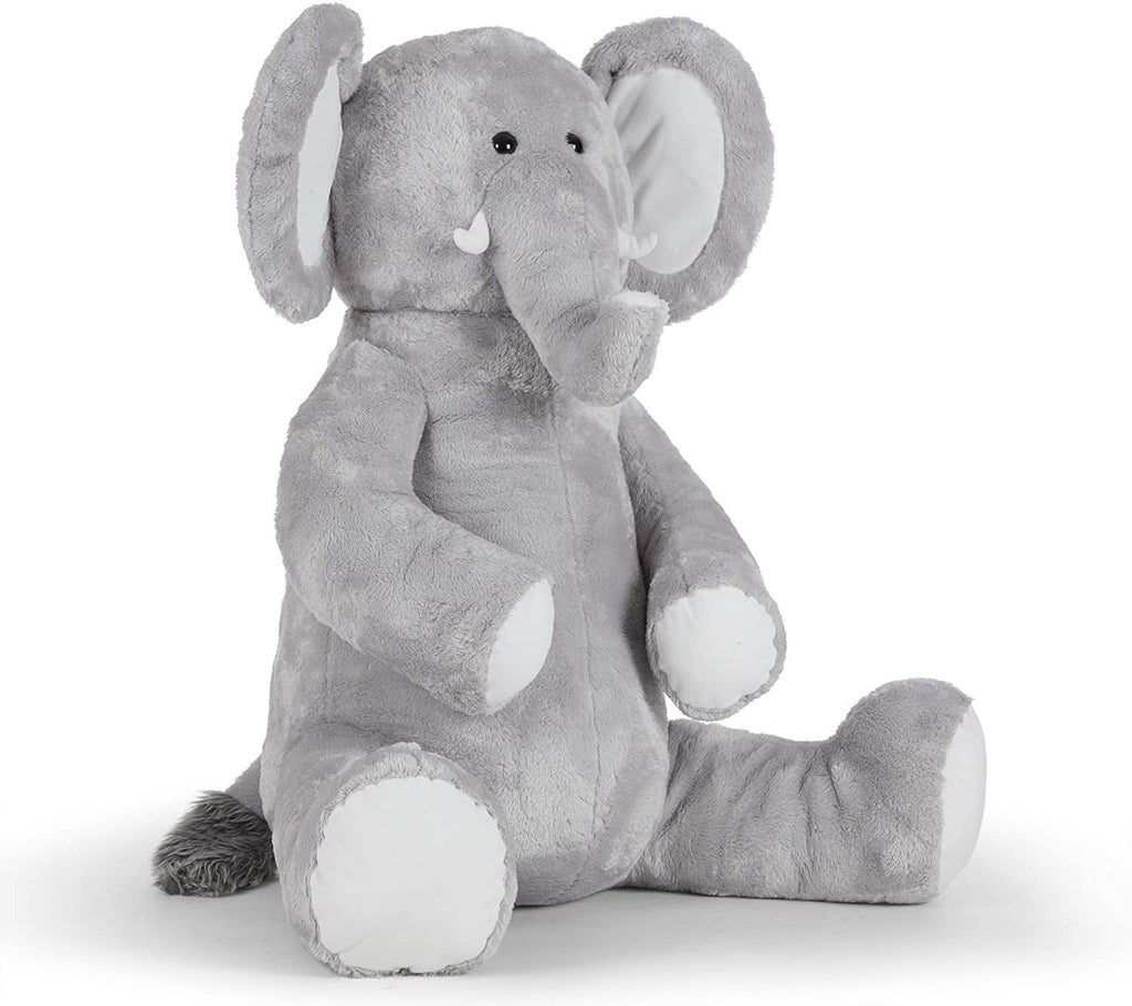 Melissa & Doug Gentle Jumbo Elephant Giant Stuffed Plush Animal (Sits Nearly 3 Feet Tall)