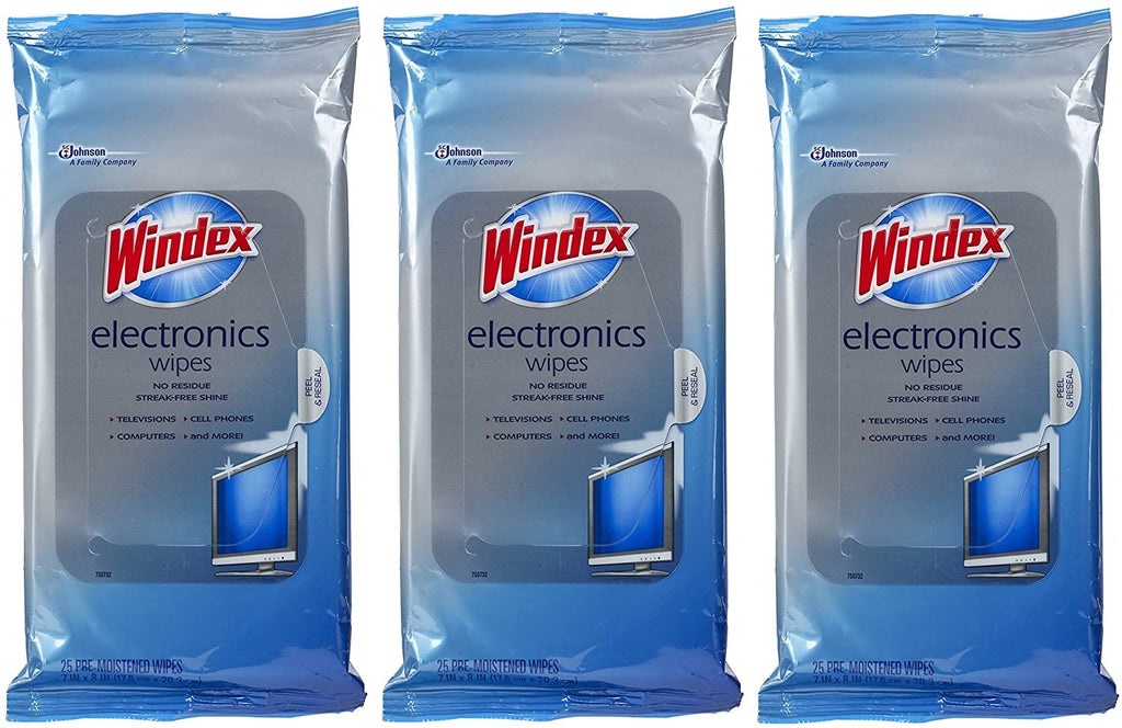 Electronics Cleaner, 25 Wipes