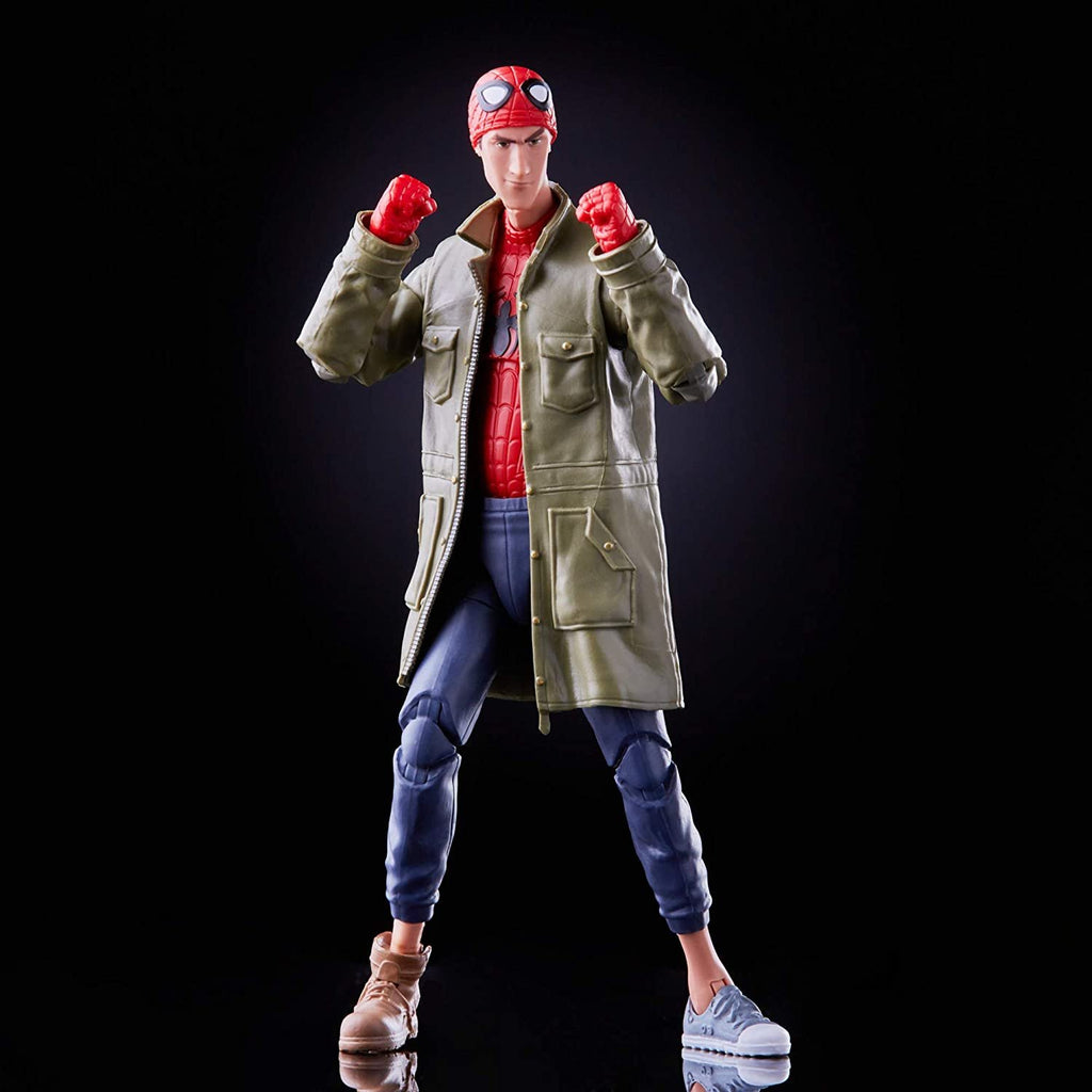 Spider-Man Hasbro Marvel Legends Series Into The Spider-Verse Peter B. Parker 6-inch Collectible Action Figure Toy for Kids Age 4 and Up