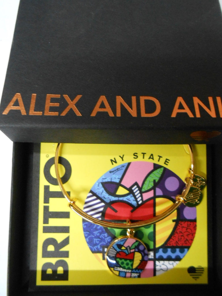 Alex and Ani Womens Romero Britto Art Infusion NY State