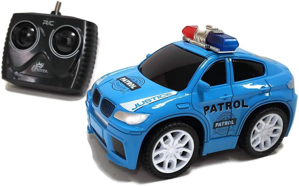 Remote Control Car Fire Chief Or Police Patrol Electric Sport Vehicle 1:20 Scale