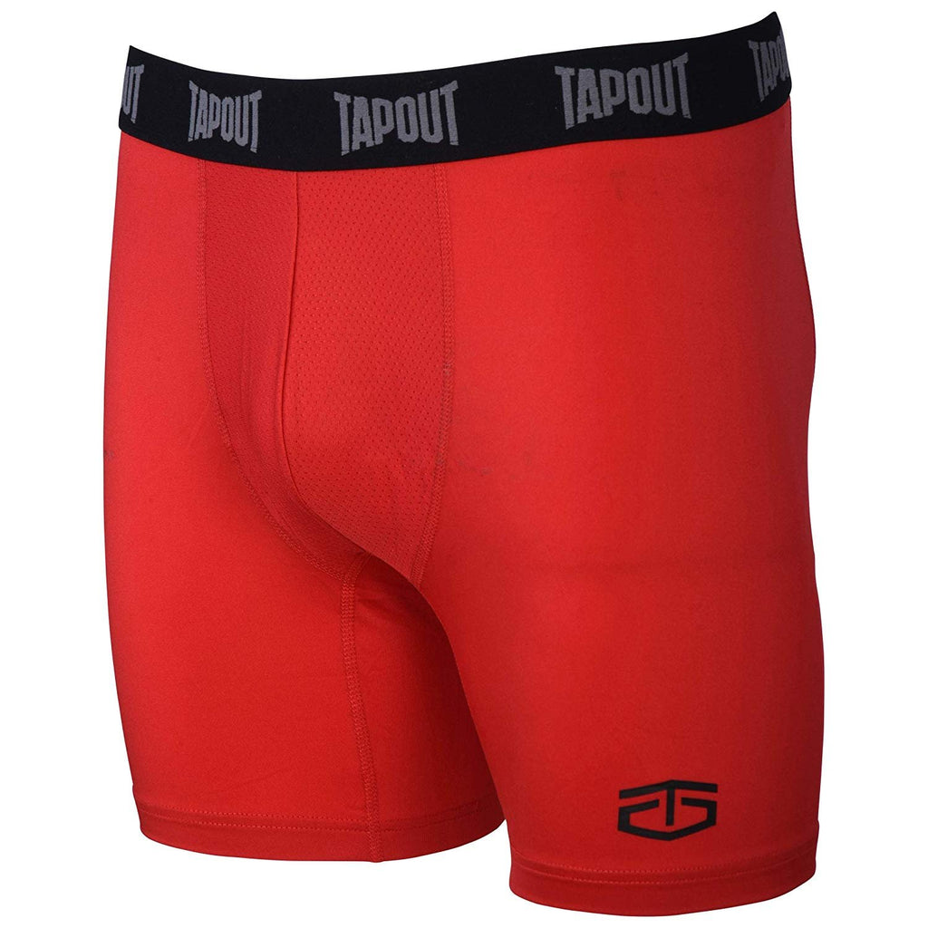 TapouT Mens Performance Boxer Briefs - 3-Pack Stretch Performance Training Underwear Breathable Athletic Fit No Fly