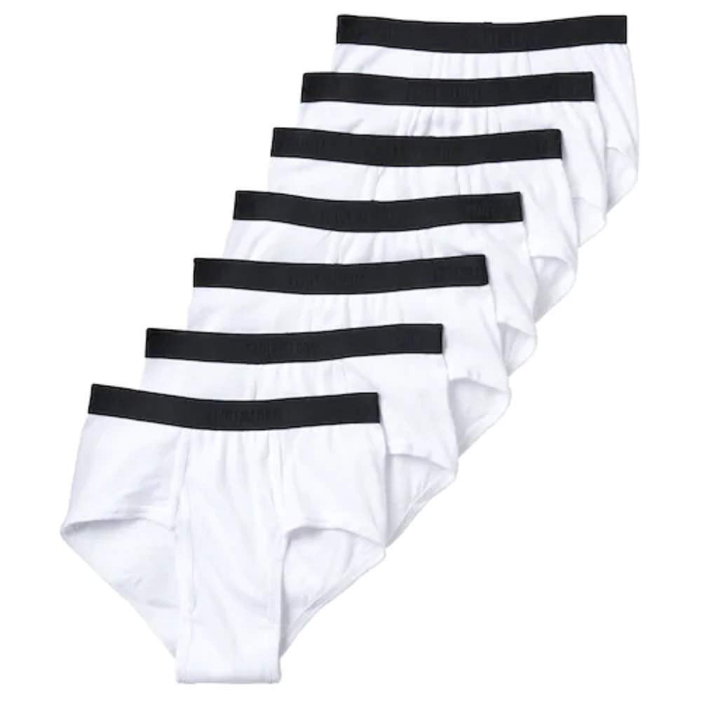 Fruit of the Loom 8-Pack White Briefs Mens Signature Super Soft Tagless 100% Cotton