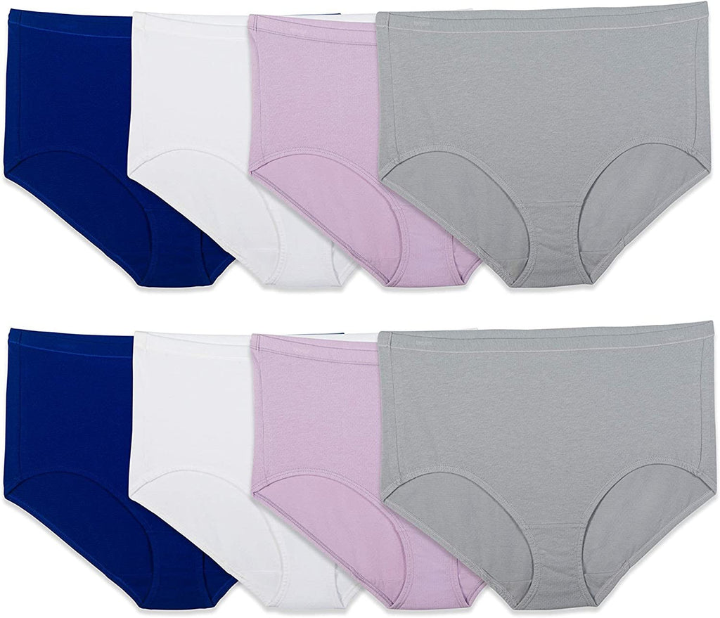 Fruit of the Loom Women's Breathable Underwear, Moisture Wicking Keeps You Cool & Comfortable, Available in Plus Size
