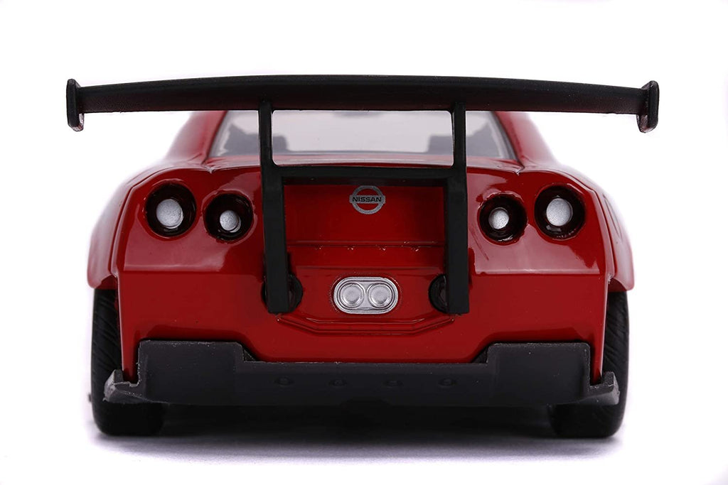 Jada Toys Power Rangers 1:32 Red Ranger 2009 Nissan GT-R R35 Ben Sopra Die-cast Cars, Toys for Kids and Adults