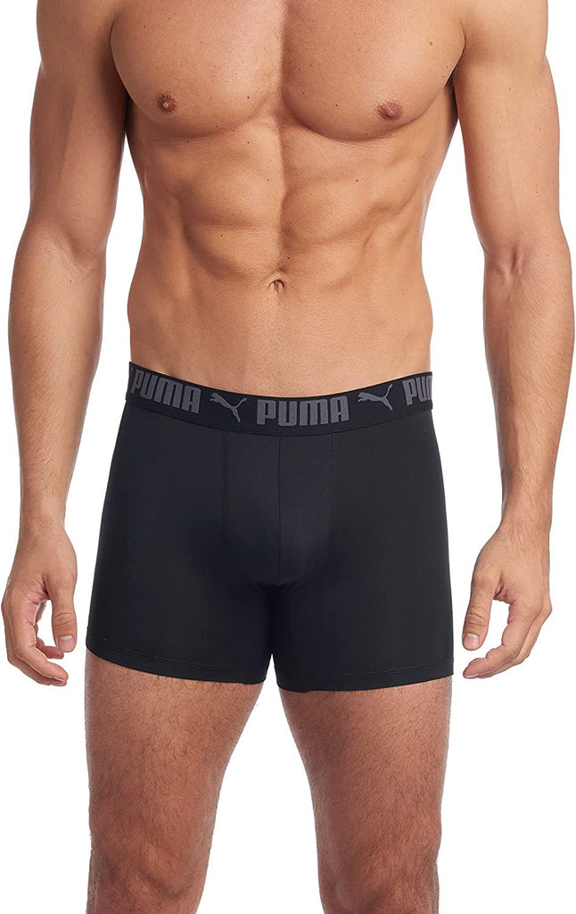PUMA Men's 4 Pack Performance Boxer Briefs