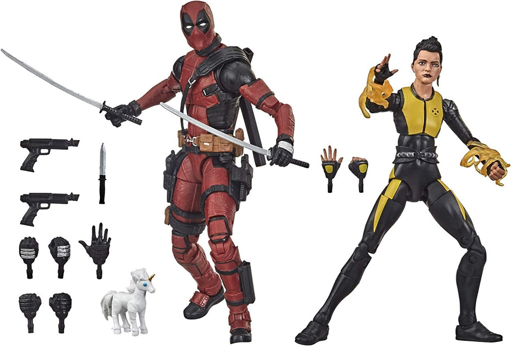 Hasbro Marvel Design and 13 Accessories Legends Series X-Men 6-inch Collectible Deadpool and Negasonic Teenage Warhead Action Figure Toys