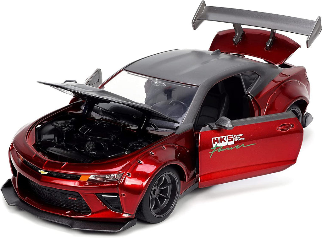Jada Toys Big Time Muscle 1:24 2016 Chevy Camaro SS Widebody Die-cast Car, Toys for Kids and Adults