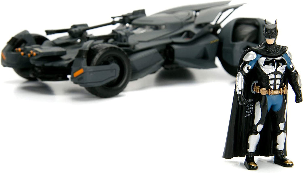 Jada Metal Justice League Batmobile, Pack of 1, Black
