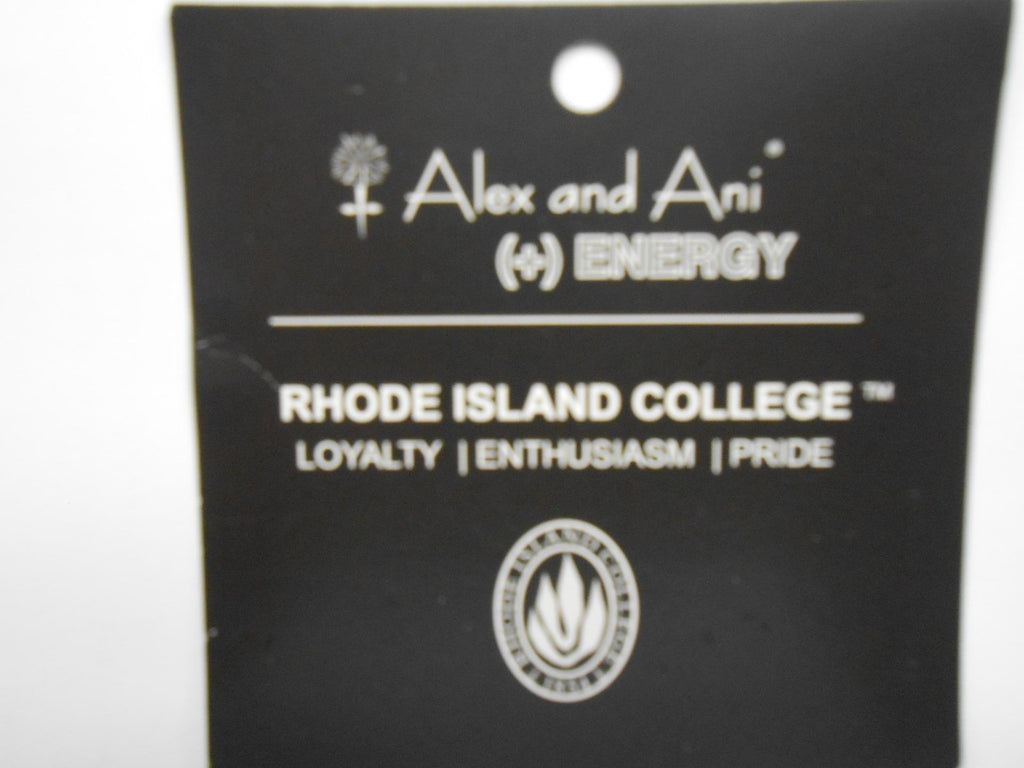 Alex and Ani Collegiate University of Rhode Island Logo Expandable Rafaelian Gold-Finish Wire Bangle Bracelet