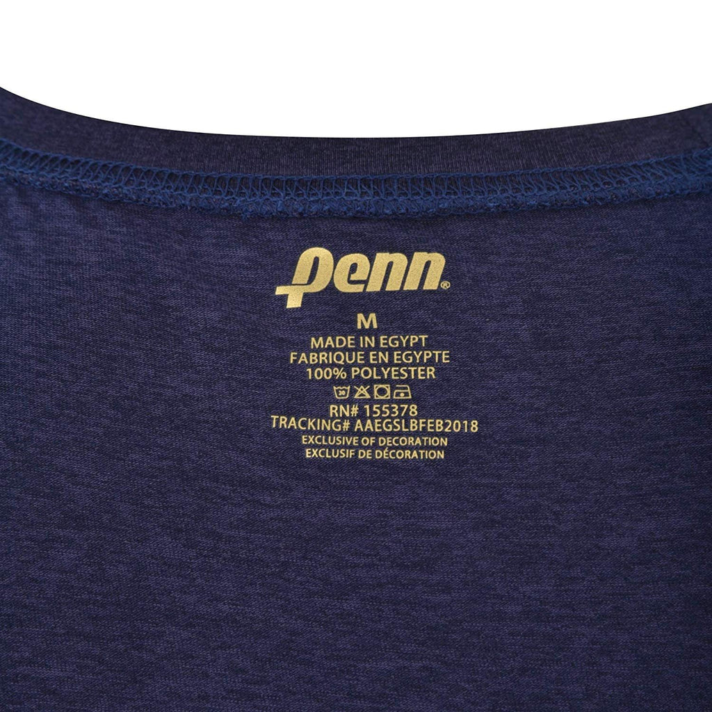 Penn Mens Performance T-Shirt Polyester/Spandex Blend Athletic Fit Tennis Shirt Gym Workout Shirt