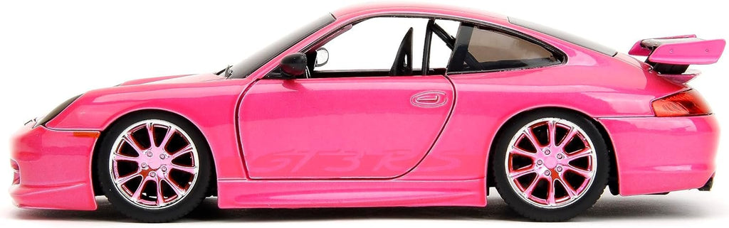 Pink Slips 1:24 Porsche 911 GT3RS Die-Cast Car, Toys for Kids and Adults(Pink)