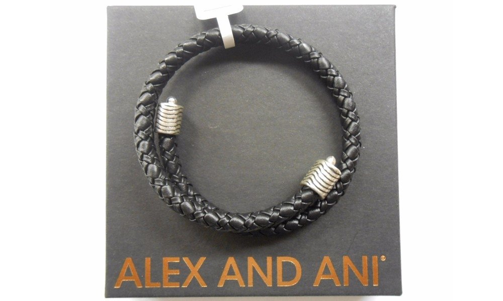 Alex and Ani Leather Wrap Bracelet