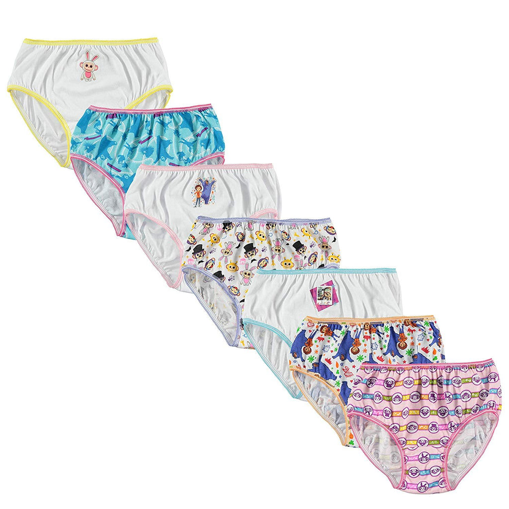 Handcraft Wonderpark Girls' 7-Pack Panties