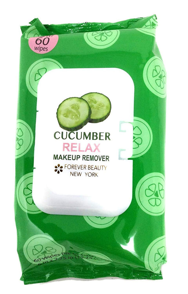 Forever Beauty Makeup Removing Wipes Face Cleaning Fragarant, 60 Count, Alcohol Free