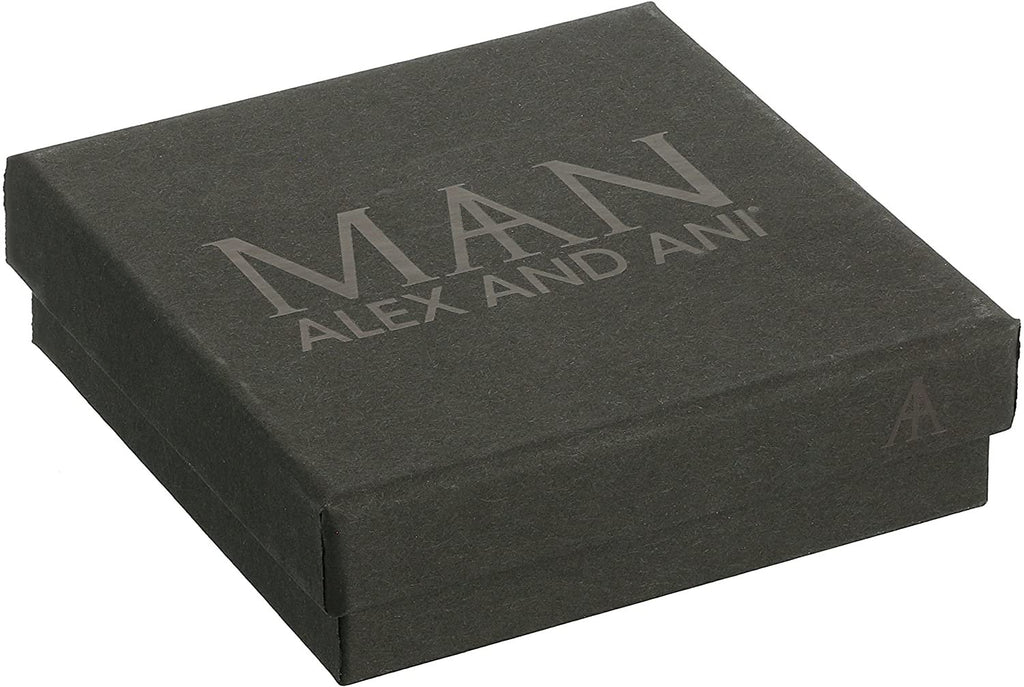 Alex and Ani Men's Tiger's Eye Gemstone 32 inch Necklace, Sterling Silver, Expandable